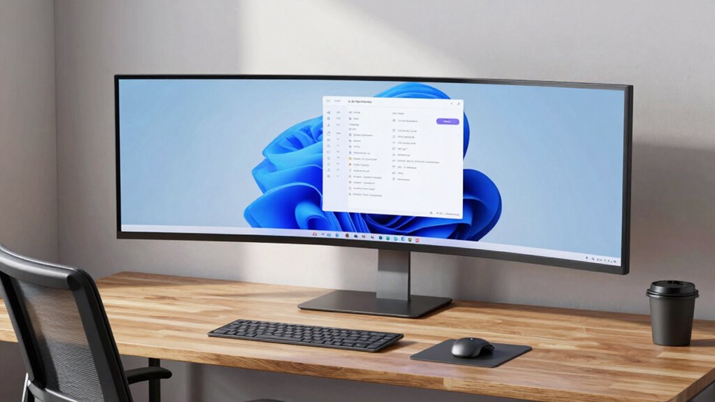 optimize monitor size space