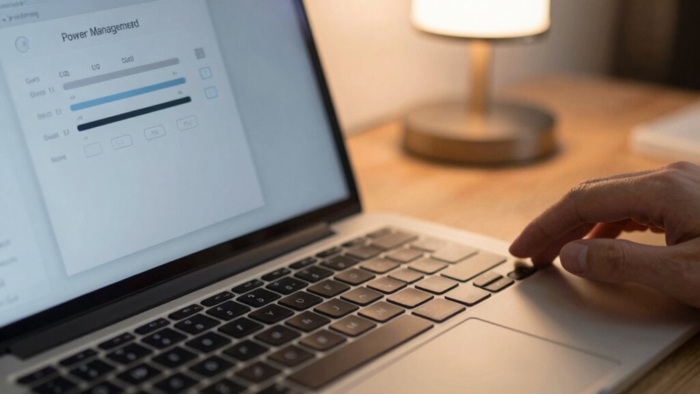 optimize sleep and power settings