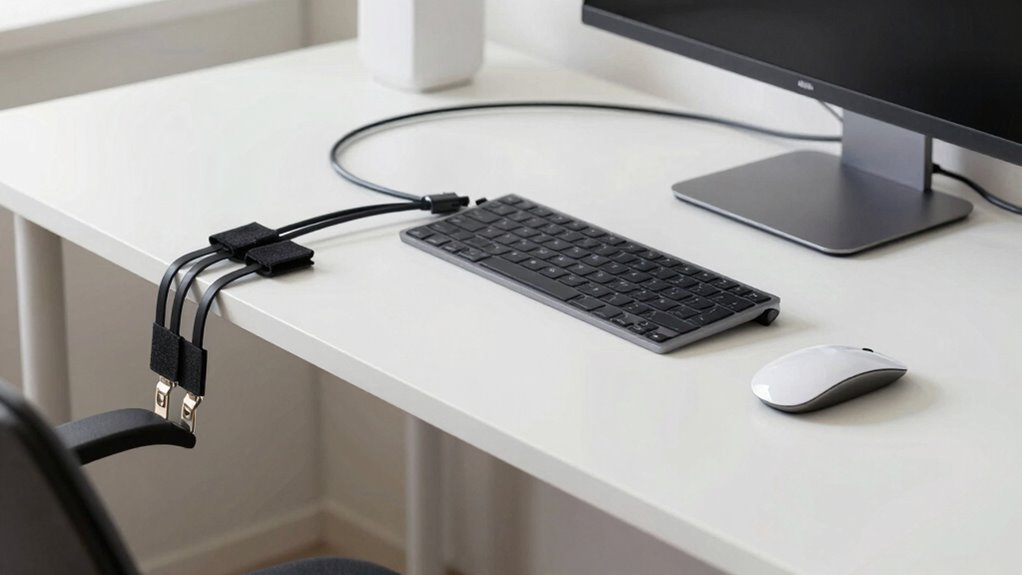 organize and reduce cable clutter