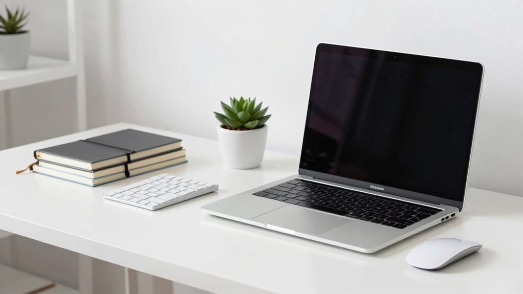 organize declutter ergonomic setup