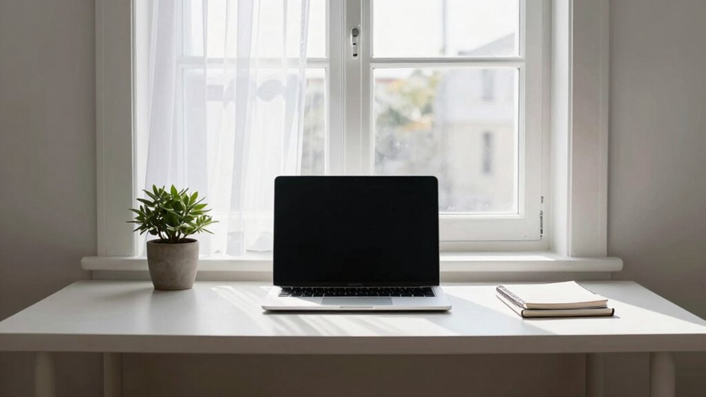 organized ergonomic calm environment