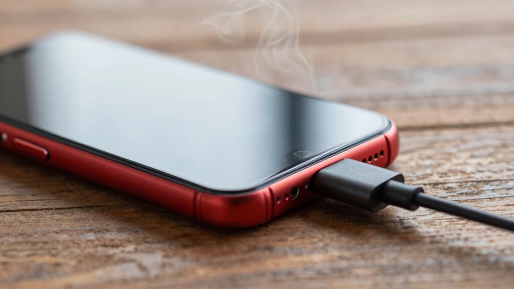 overheating during charging risks