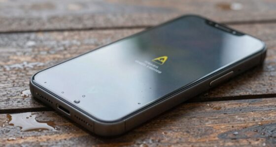 phone moisture detection warning