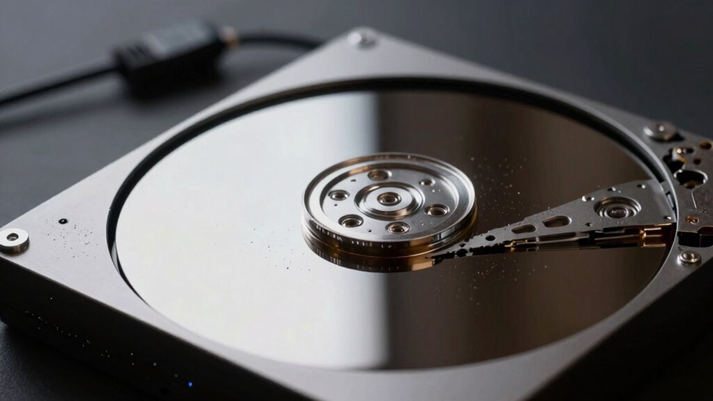 power down to protect data