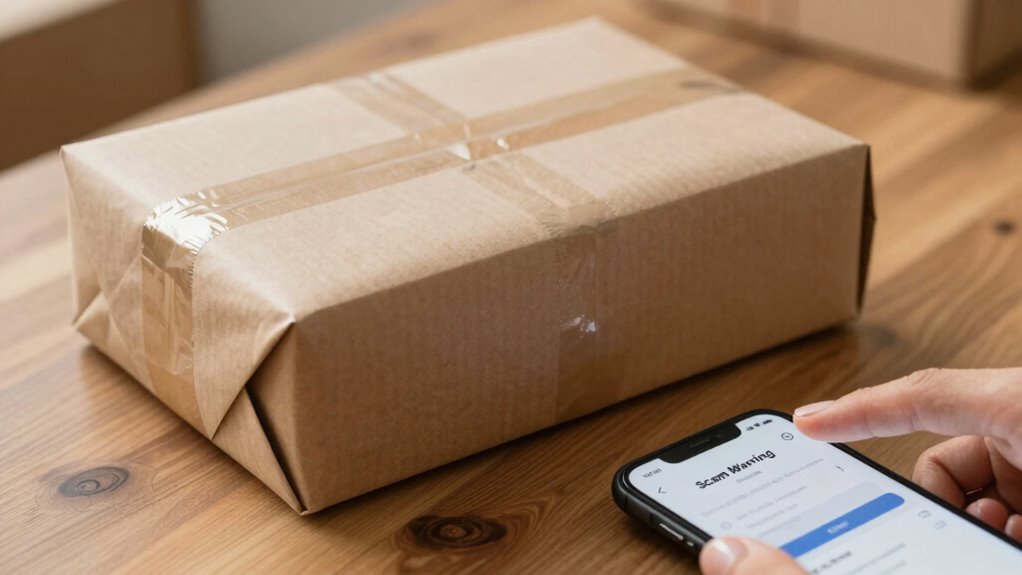 prevent package scam alerts