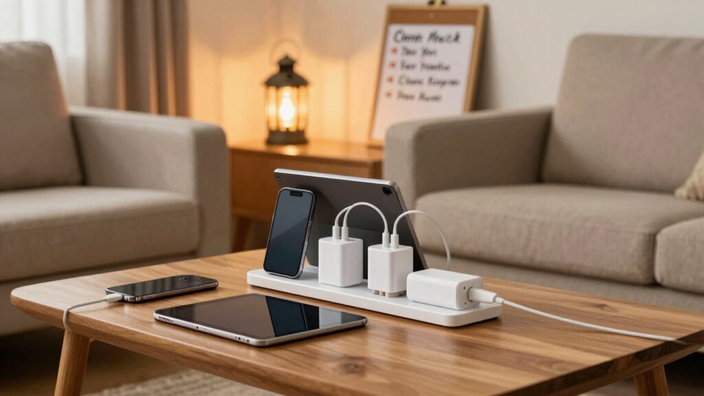 prioritize essential device charging