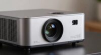 projector brightness and distance