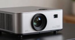 projector brightness and distance