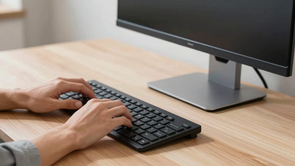 proper ergonomic desk setup