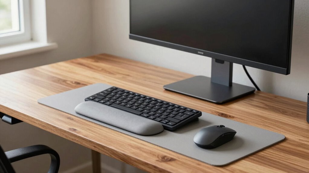 proper ergonomic desk setup