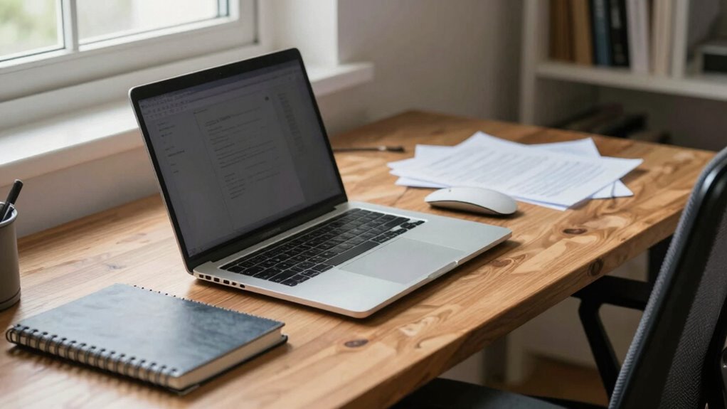 proper ergonomic workspace setup