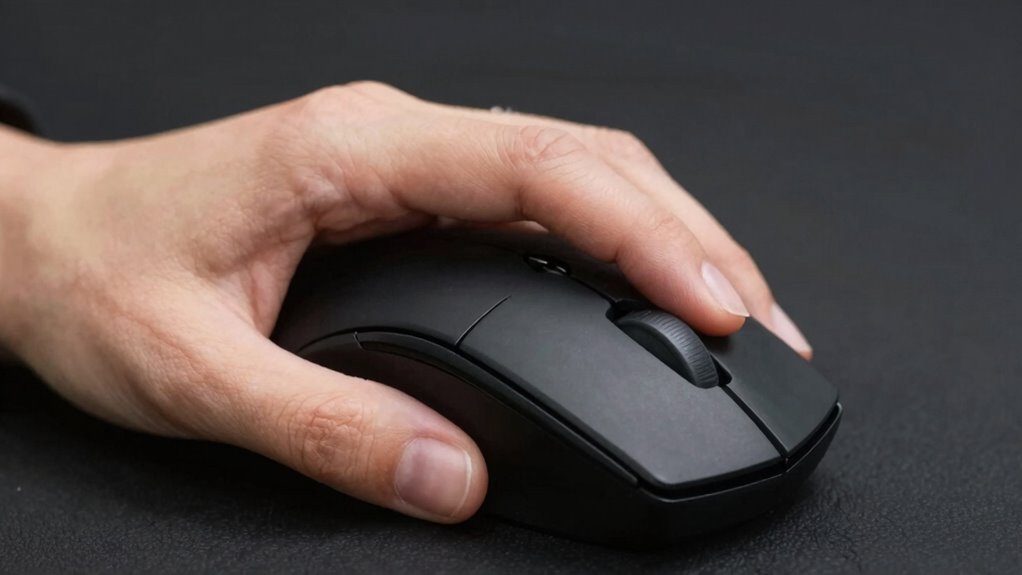 proper mouse grip enhances comfort