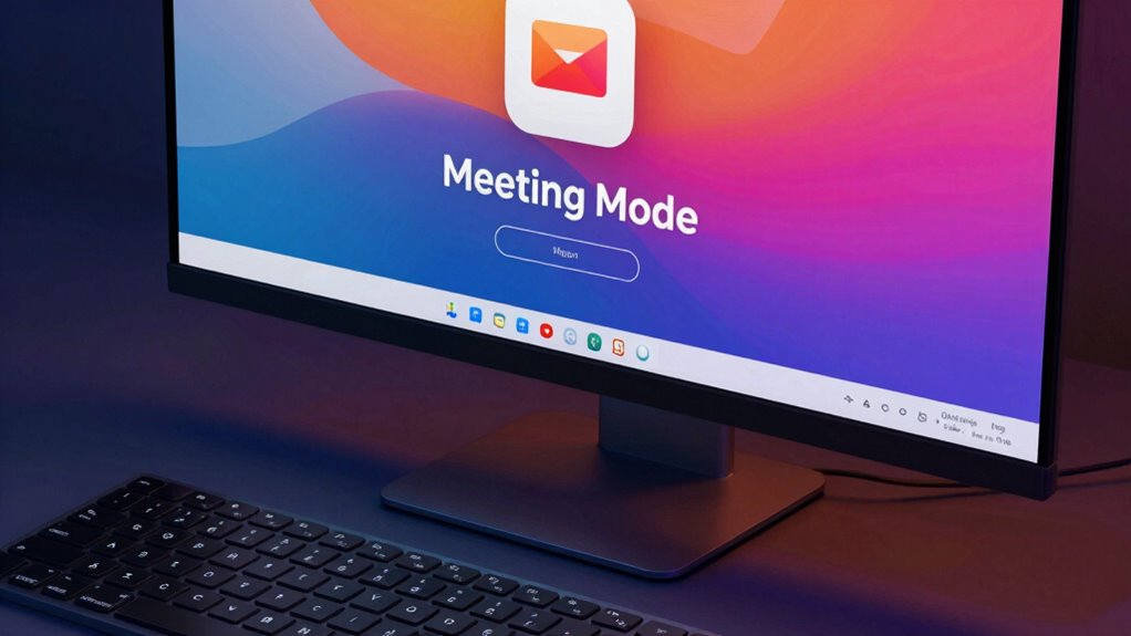 quick access to meeting mode