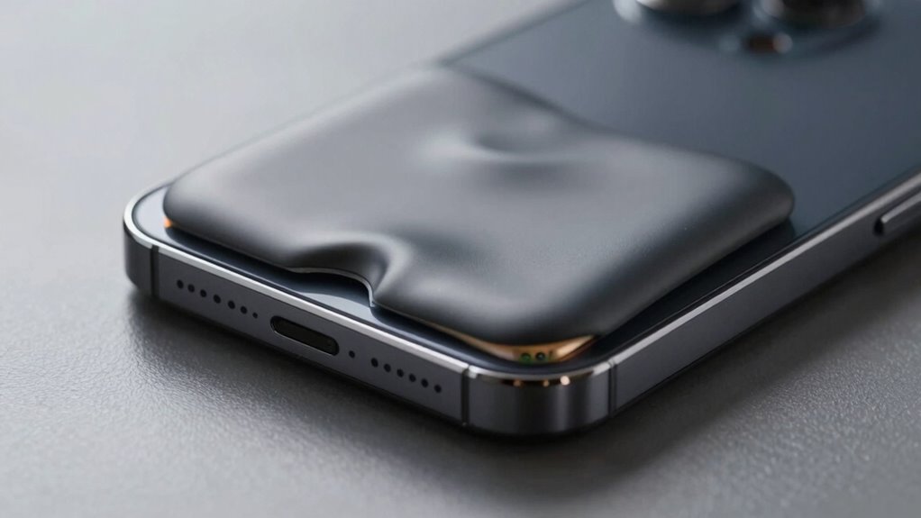 recognize battery swelling signs