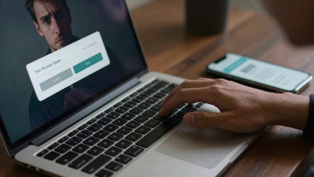 recover access through authentication steps
