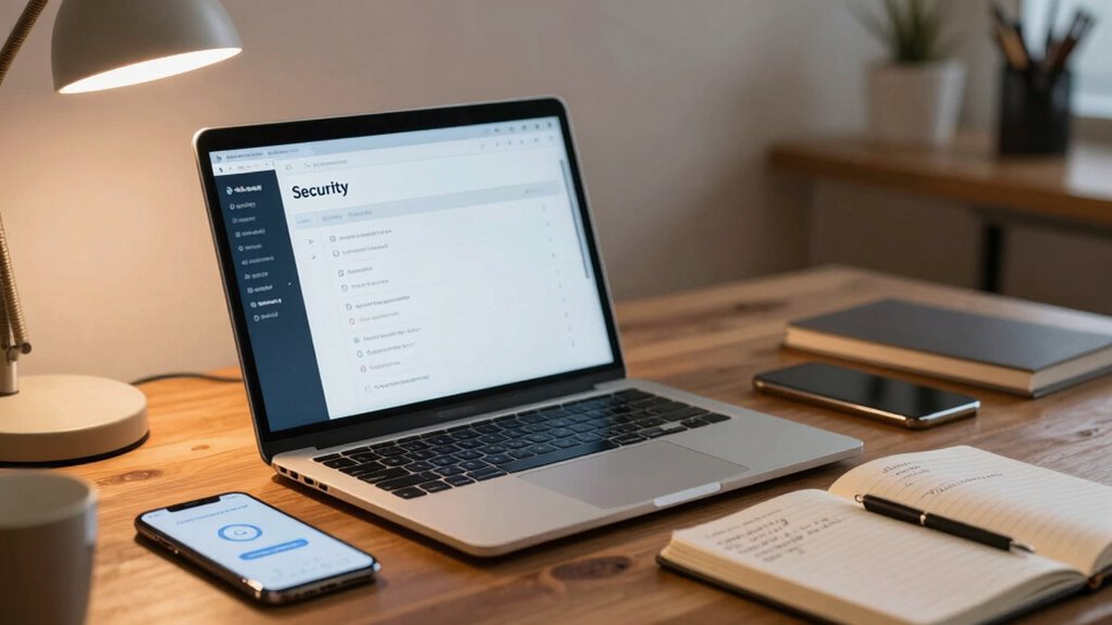 regularly review security settings