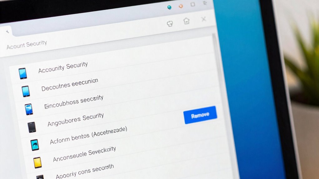remove unknown devices securely