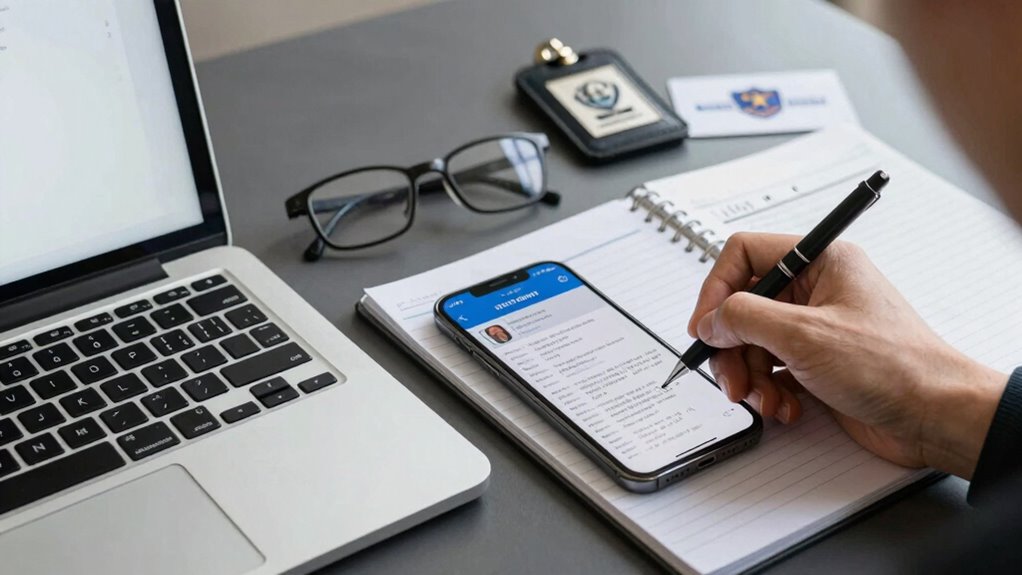 report theft and notify authorities