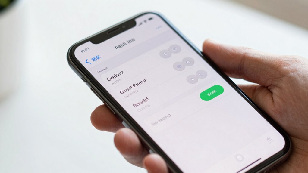 reset call settings and restart