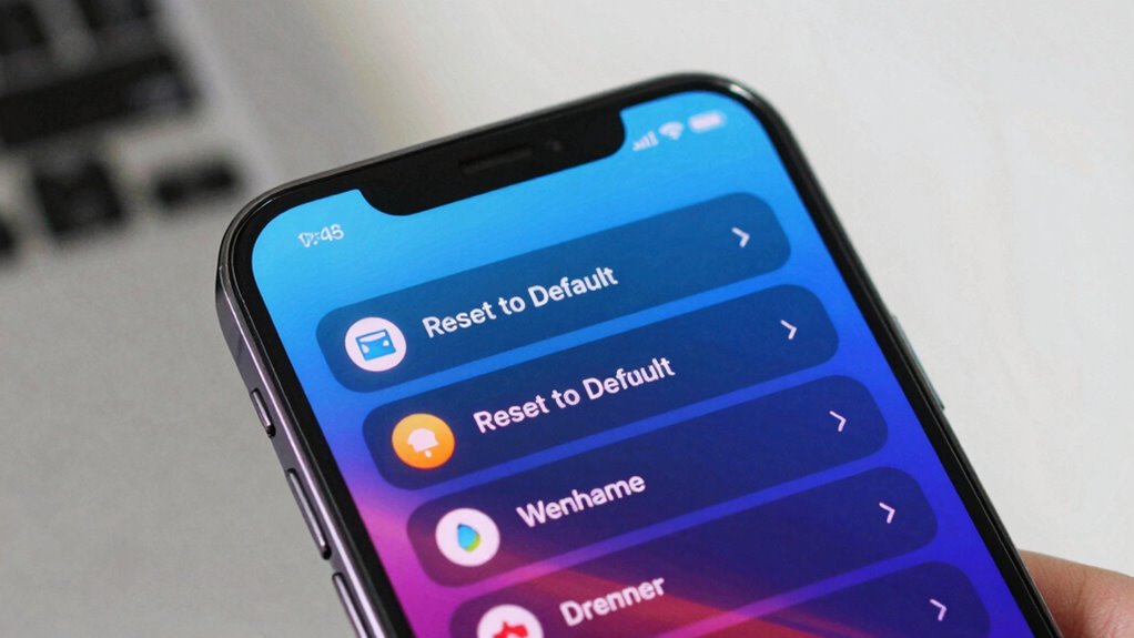 reset notifications to default