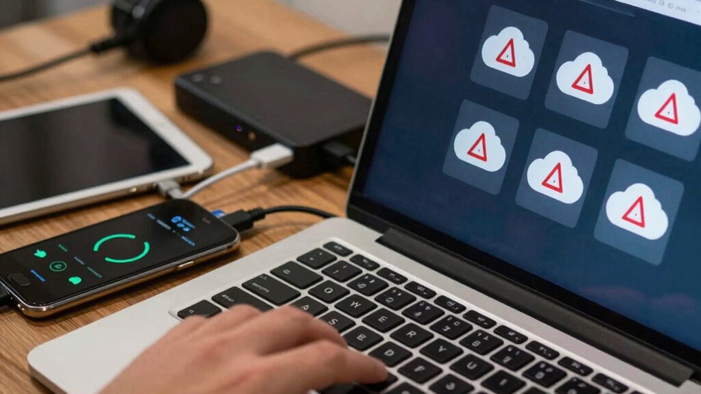 resolve conflicts through backups