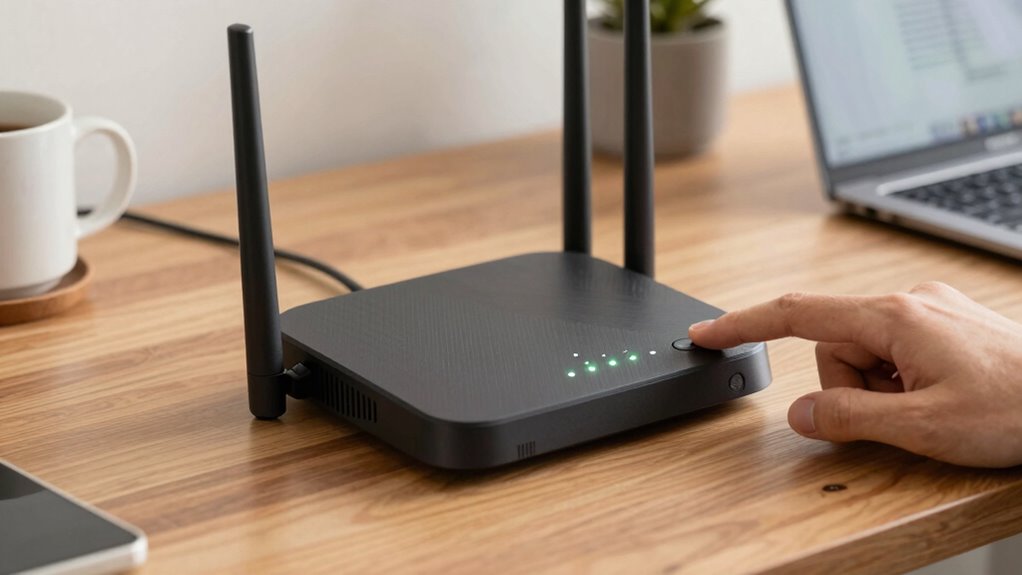 restart router for troubleshooting