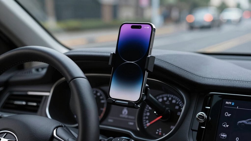 safe driving phone placement