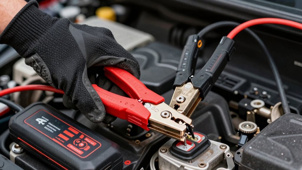 safe jump starter handling