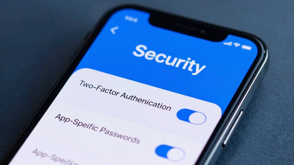 secure management of app passwords