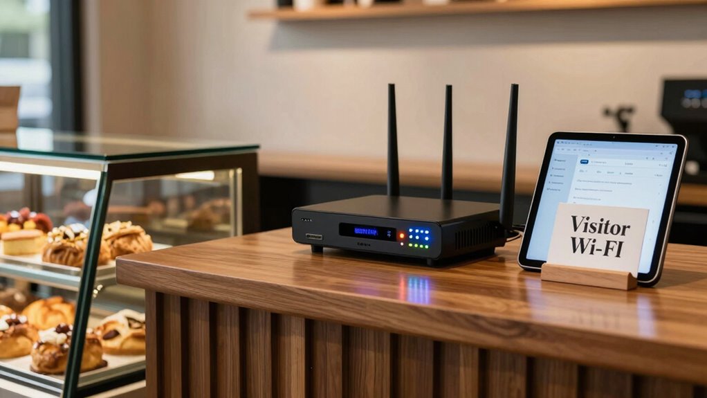 secure visitor internet access