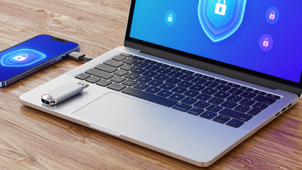 securely access encrypted backups
