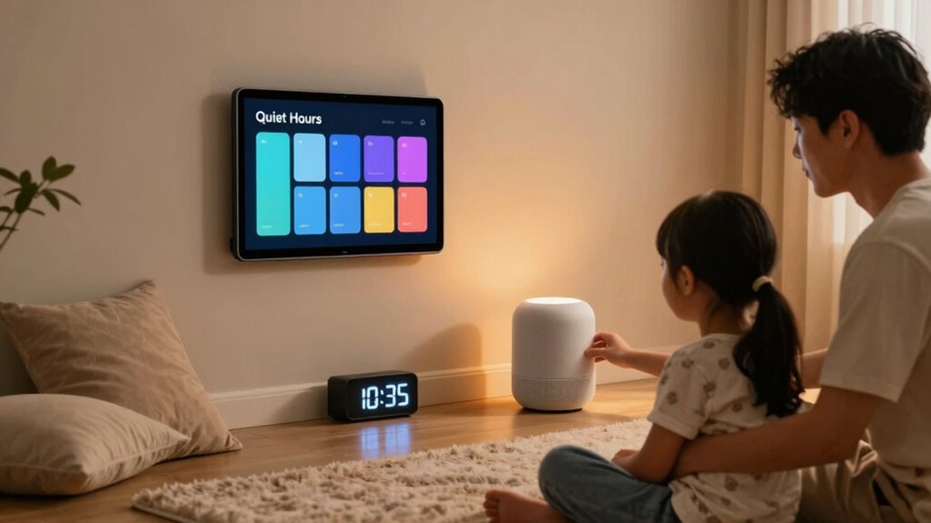 set clear quiet hours