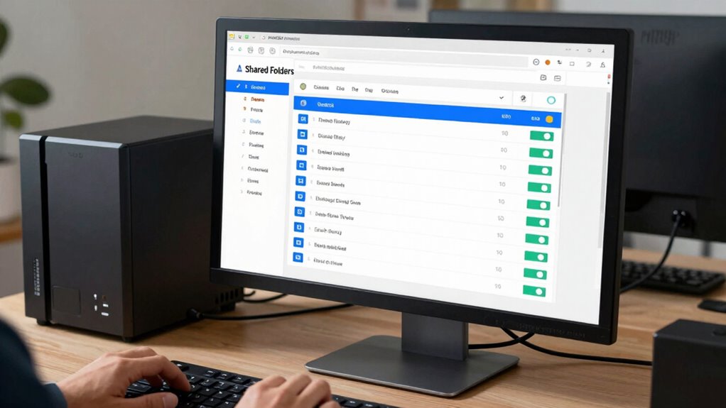 setting up shared folder access
