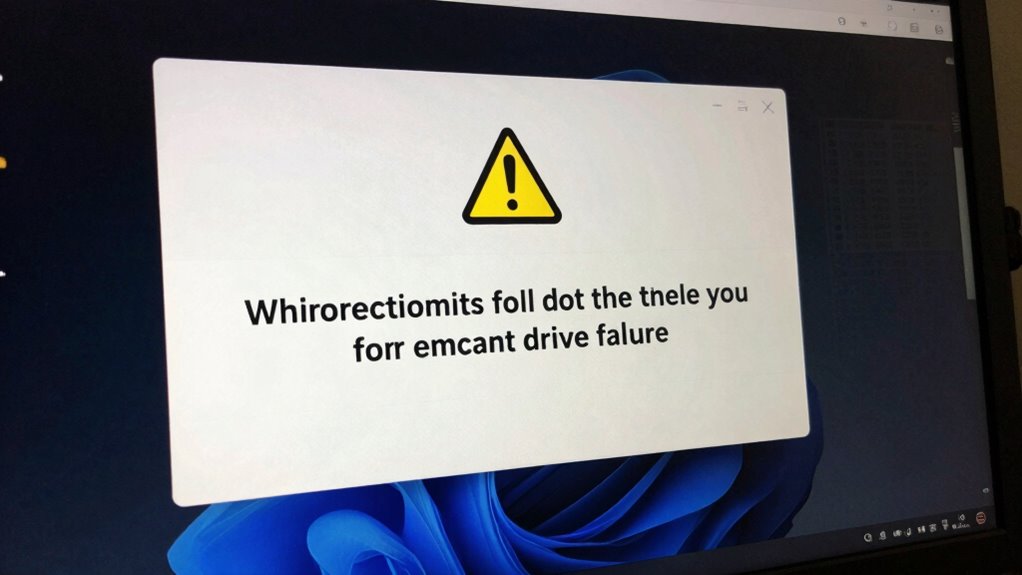 signs of drive failure