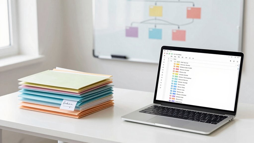 simple organized folder hierarchy