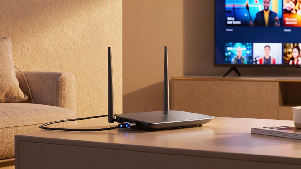 stable high speed wired connection