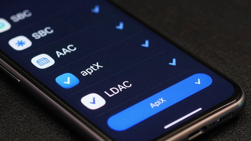 switch bluetooth codecs manually