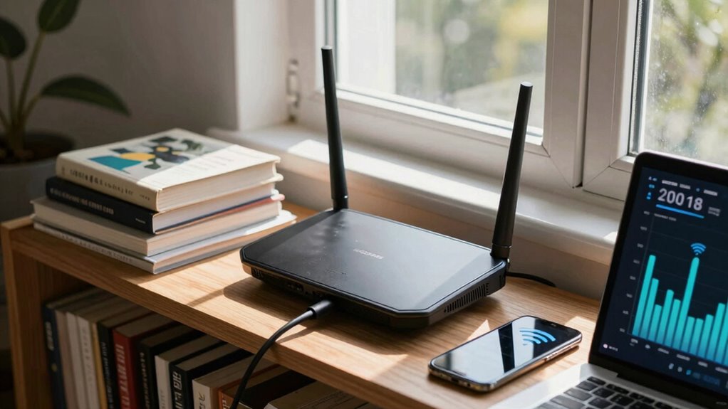 test wi fi signal after moving