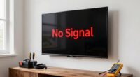 troubleshoot tv signal issue
