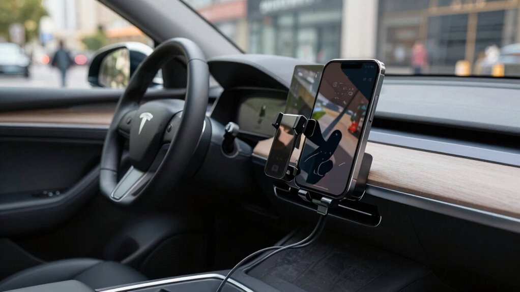 unsafe car phone mounting