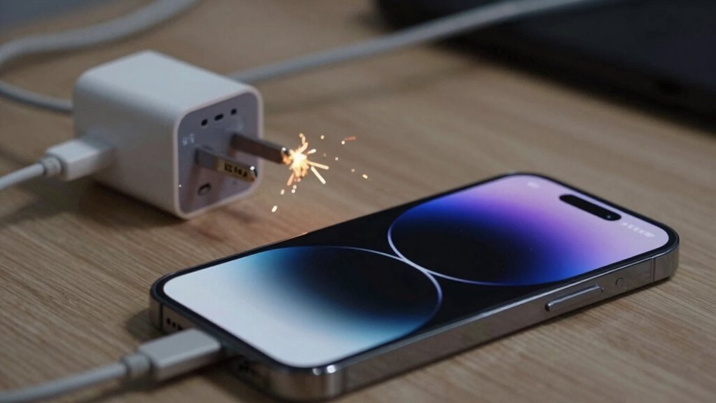 unstable power damages screens