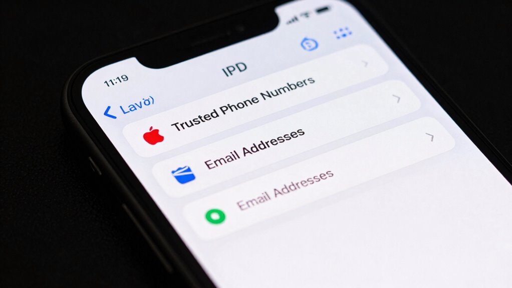 update trusted contact information