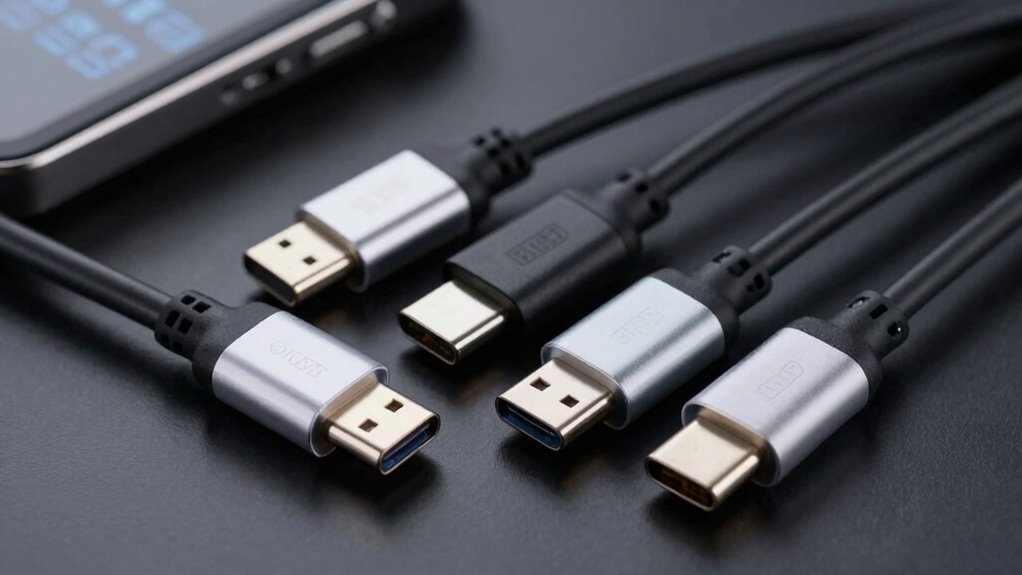 usb c speed comparison table