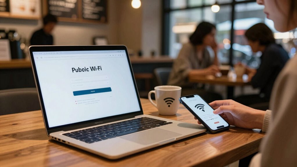 use secure wi fi connections