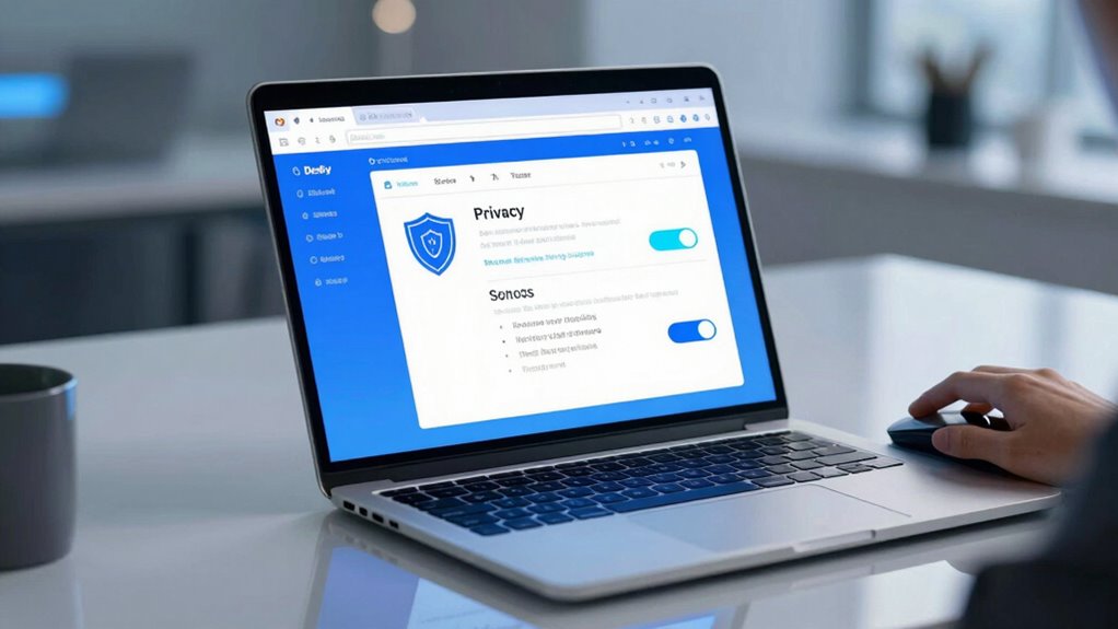 verify browser privacy settings
