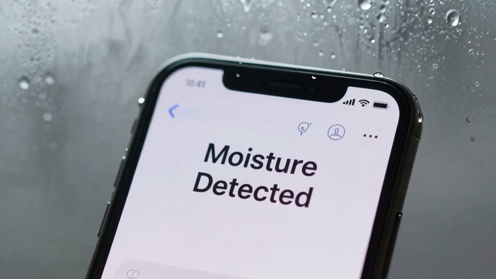 water humidity false alarms