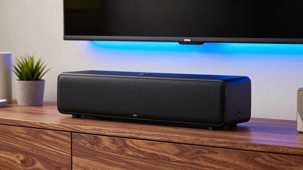 top center channel speakers