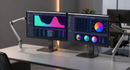 top dual monitor arms