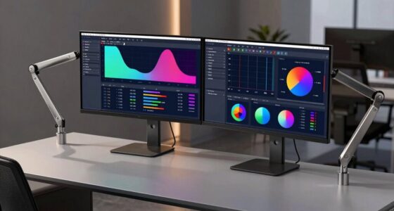 top dual monitor arms