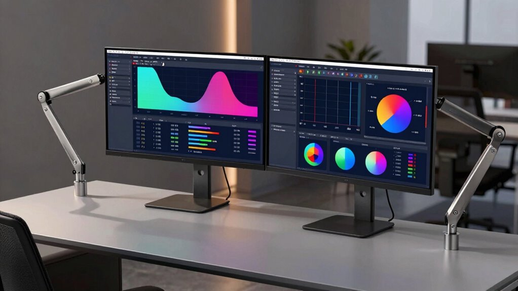 top dual monitor arms